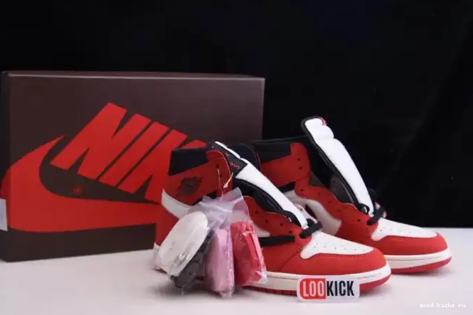 SCOTT JORDAN RETRO 1 OG TRAVIS AIR HIGH CD4487 X 100(RED) - 0525